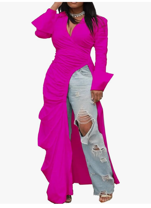 Women's Side Split Blouse